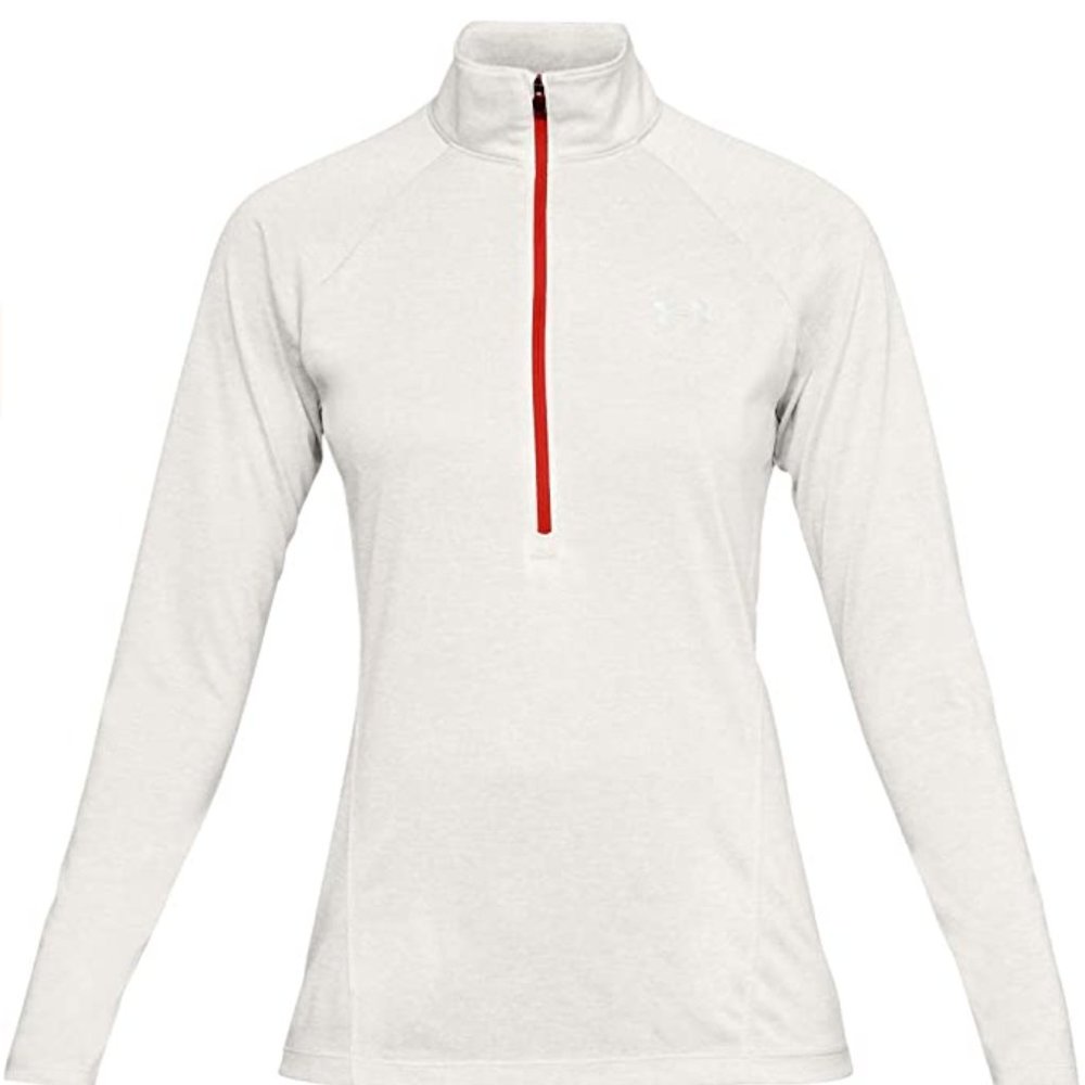 Under Armour Women’s Gray Tech Twist 1/2 Zip Shirt